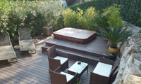 Habillage Spa terrasse bois Var